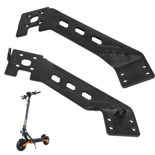 Elektroroller links und rechts Seitenrahmen für Kukirin G2 Pro DB Elektroroller, Seitenrahmen-Stützbalken für Kukirin G2 PRODB Elektroroller, einfache Installation (links + rechts schwarz) von FortunateSweet