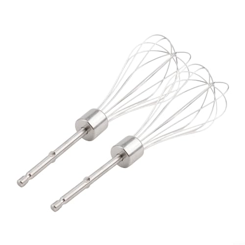 Handmixer-Schlägel-Zubehör, kompatibel mit Kenwood Edelstahl-Schneebesen für Ei und Sahne (12 Drahtstäbe*) von FortunateSweet