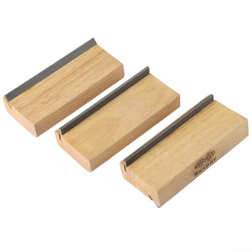 Hochleistungs-2-in-1-Holz-Bundfeile für Haltbarkeit und Komfort (3-teiliges Set) von FortunateSweet