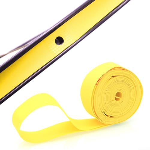 Hochleistungs-Reifenschutz-Pad, 2 Stück, PVC-Speichenband (66 x gelb) von FortunateSweet