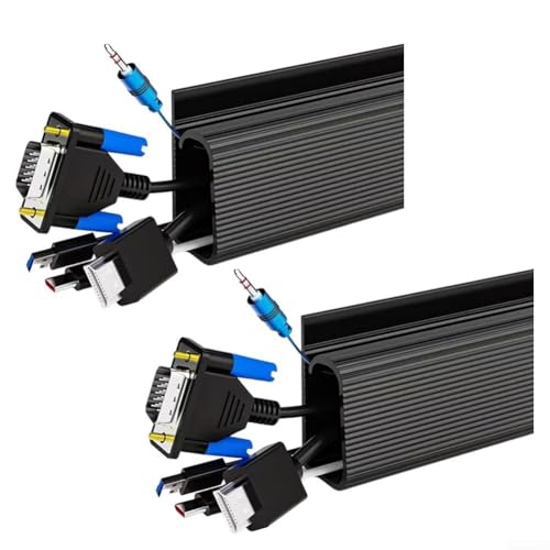 Innovatives Kabelorganisationswerkzeug, perfekt geeignet für Büros oder Heimarbeitsplätze, die effektive Kabelmanagement-Lösungen benötigen (schwarz) von FortunateSweet