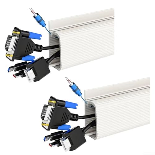 Innovatives Kabelorganisationswerkzeug, perfekt geeignet für Büros oder Heimarbeitsplätze, die effektive Kabelmanagement-Lösungen benötigen (weiß) von FortunateSweet