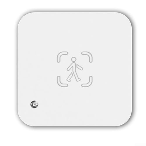 Menschlicher Lichtsensor mit kabelgebundenem Strom, sofortige Bewegungsmeldungen, breiter 6 m Erfassungsbereich für sichere Heimüberwachung und Anwesenheitserkennung (WLAN) von FortunateSweet