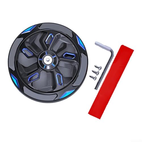 Motorrad-Ventilatorabdeckung für NS125LA, modifizierte Lüfterblattabdeckung, drehbare Lüfterabdeckung, Heizkörperblatt-Rad-Rahmenloch, dekorative Abdeckung (109 × 30 mm) (blau) von FortunateSweet