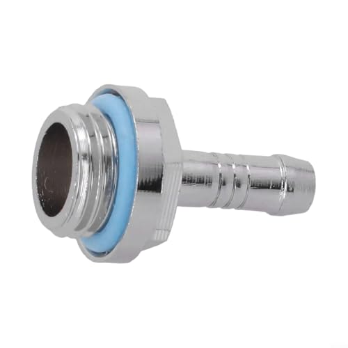 PC Wasserkühlung Barb Fitting mit G1/4 Gewinde Schlauch Pagode Anschluss geeignet für verschiedene Wasserkühlungskomponenten mit zuverlässiger Abdichtung (6 mm) von FortunateSweet