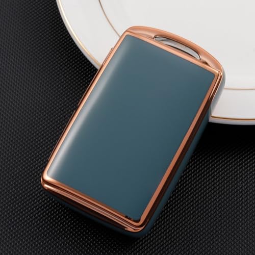 Perfekte Passform Auto-Fernbedienung für TPU-Schlüsselabdeckung, maßgeschneidert für alle neueren Modelle für Mazdas (blau) von FortunateSweet