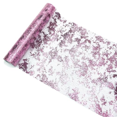 Raffinierter Pailletten-Tischläufer, perfekt für jede Feier oder den täglichen Gebrauch zu Hause (Rosa) von FortunateSweet