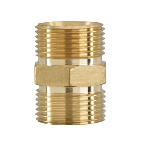 Robuster M22-Schlauchverbinder für Hochdruckreinigung, 15 mm, Messingmaterial Robuster M22-Schlauchverbinder für Hochdruckreinigung, 15 mm, Messingmaterial von FortunateSweet