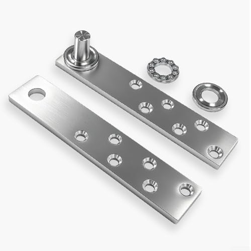 Verdeckte Scharniere, Edelstahl, 360 Grad drehbar, verdeckte Türscharniere, für Holz-, Aluminium- und Glastüren von FortunateSweet