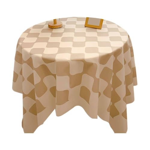 Wasserdichte Tischdecke mit stilvollem Design für drinnen und draußen (Khaki) von FortunateSweet