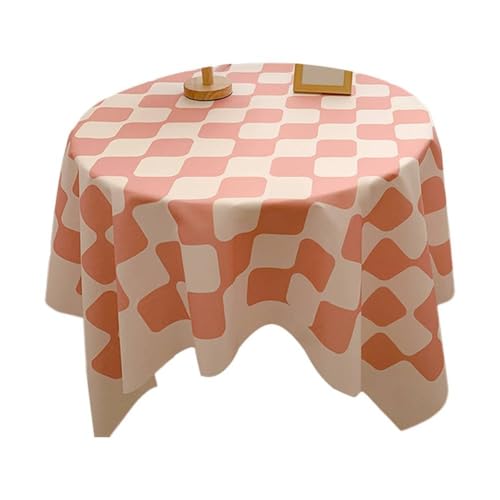Wasserdichte Tischdecke mit stilvollem Design für drinnen und draußen (hellrot) von FortunateSweet