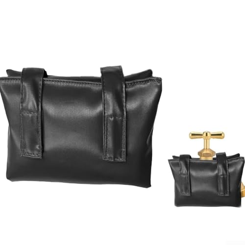 Wasserhahnabdeckungen für den Außenbereich, wasserdicht, Frostschutz, für die meisten Wasserhahntypen und -größen, einfache Installation (schwarz) von FortunateSweet