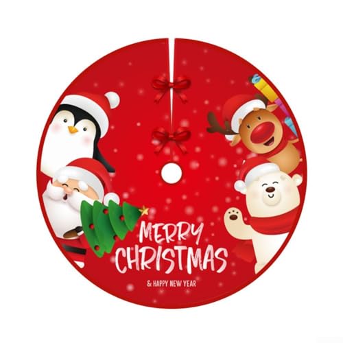 Weihnachtsbaumdecke aus Polyester für einen polierten Look unter Ihrem Baum (01) von FortunateSweet