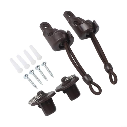 Zuverlässiges Bungee-Kit zur Befestigung von Rollos, unverzichtbares Zubehör für Heimwerker (Braun) von FortunateSweet