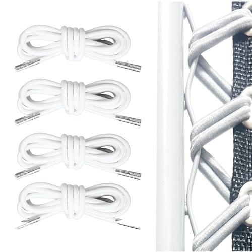 FortuneGlobe 4-teiliges Ersatzseil, elastisch, Liegestuhl, Garten, Außenbereich, Liegestuhl(White) von FortuneGlobe