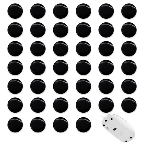 FortuneGlobe 40 Stück Pro UHMW-PE Mouse Dot Skate [weiß], entworfen für anspruchsvolle Spieler, langlebige Leistung, kompatibel mit Mauspad aus Glas, flüssige Bewegung, Dicke 0,8 mm, 40 Stück von FortuneGlobe