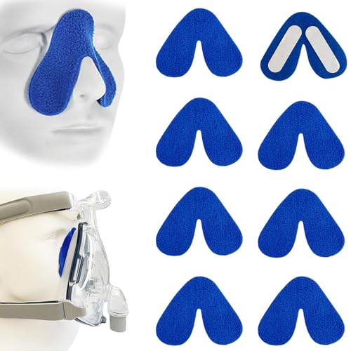 FortuneGlobe 8PCS Nasenpolster für CPAP-Maske, Komfort-Nasenkissen,nasenschutz maske Nasen Polster, Universelle Passform, Wiederverwendbar und Waschbar für Ihre CPAP-Therapie von FortuneGlobe