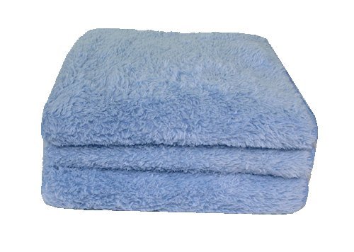 Forum Ausrüstung 515 M002 Dekoknöpfe aus 3 Mikrofaser Super Luxe polish-40 x 40 cm-580 G/M², Kunststoff, blau, 22 x 22 x 9 cm von Forum Equipement