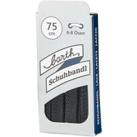 Barth - Schnürsenkel, 90 cm, schwarz, flach von Barth