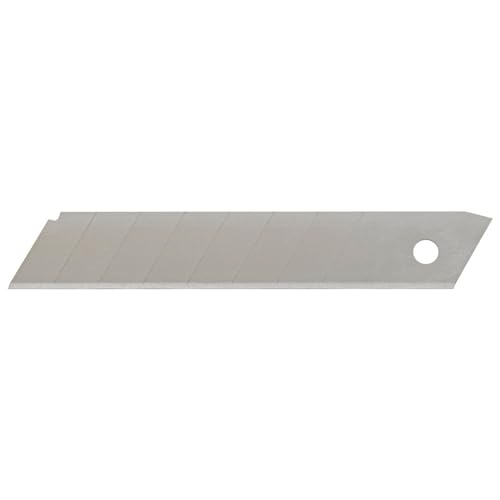 Forum Abbrechklinge 18 mm, Pack à 10 Stück (Messer Klinge Cuttermesserklinge Zubehör für Cuttermesser Ersatzklinge Abbrechklingen Cutter-Ersatzklinge Cutterklinge) Klingenbreite: 18 mm von Forum