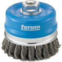 Forum - Topfbürste Stahld. M14 80x0,50mm gezopft von Forum