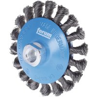 Forum - Kegelbürste Stahld. M14 115x0,50mm gezopft von Forum