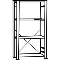 Steckregalsystem verzinkt Grundregal 400 mm von Forum