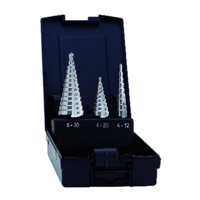 Universal-Stufenbohrer-Satz HSS TiN 4-30,00mm von Forum