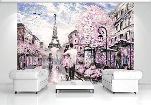 Forwall Fototapete Vlies - Tapete Moderne Wanddeko Paris VEXXL (312cm. x 219cm.) AMF11470VEXXL Wandtapete Design Tapete Wohnzimmer Schlafzimmer von Forwall