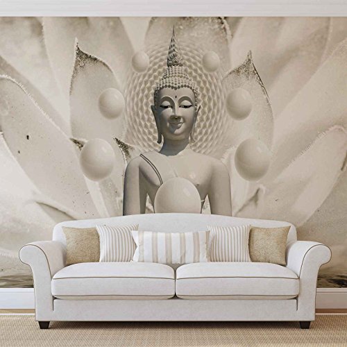 Forwall Vlies Fototapete Tapete Vliestapete Buddha AF3179VEL (152,5cm x 104cm) Photo Wallpaper Mural von Forwall