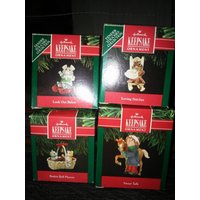 1991-Set Andenken 4 Ornamente-Neuwertig von ForwardMotionDesigns