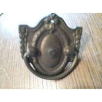 Jahrgang Im Alter Von Messing Gestempelt Shield Bail Ziehen von ForwardMotionDesigns