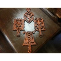 Unmarkierte Metall Fü Untersetzer 4Er Set von ForwardMotionDesigns