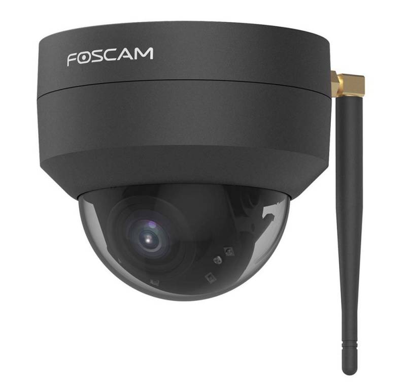 Foscam Überwachungskamera Foscam D4Z 4 MP 2K Dual-Band WLAN PTZ Dome Überwachungskamera (Außenbereichs, Innenbereich, Vorinstallierte 64 GB microSD-Karte, 4-facher optischer Zoom, Wetter- und Vandalismusschutz) von Foscam