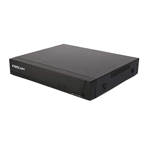 Foscam FN9108HE 8-Kanal 5 MP PoE Netzwerk Video Rekorder, bis zu 16 TB Speicherplatz, H.264/H.265-Videokomprimierung, HDMI & VGA Ausgang von Foscam