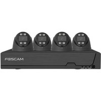 Foscam FN9108E-T4-2T black LAN IP-Überwachungskamera-Set 8-Kanal mit 4 Kameras 3840 x 2160 Pixel von Foscam