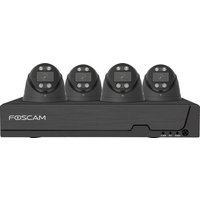 Foscam FNA108E-T4-2T black LAN IP-Überwachungskamera-Set 8-Kanal mit 4 Kameras 3840 x 2160 Pixel von Foscam