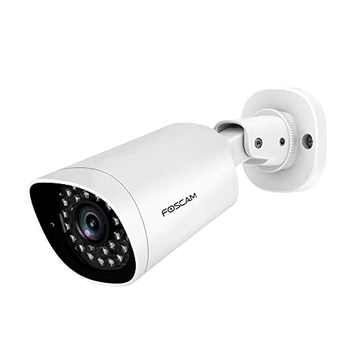 Foscam G4EP 4 MP Full Super HD PoE IP Überwachungskamera Netzwerkkamera Micro SD-Kartenspeicher Wetterschutz ip66 IR Nachtsicht bis 20m, kompatibel mit Alexa, AI Personenerkennung und Push-Alarm weiß von Foscam