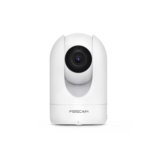 Foscam R4M - Super Hd Ip Wlan Dual-Band Überwachungskamera I Ip-Kamera Mit 4 Mp Und 10M Nachtsicht I Wlan Kamera Mit Bewegungserkennung I 2-Way-Audio-Sytem Kamera Mit Microsd-Kartenslot von Foscam