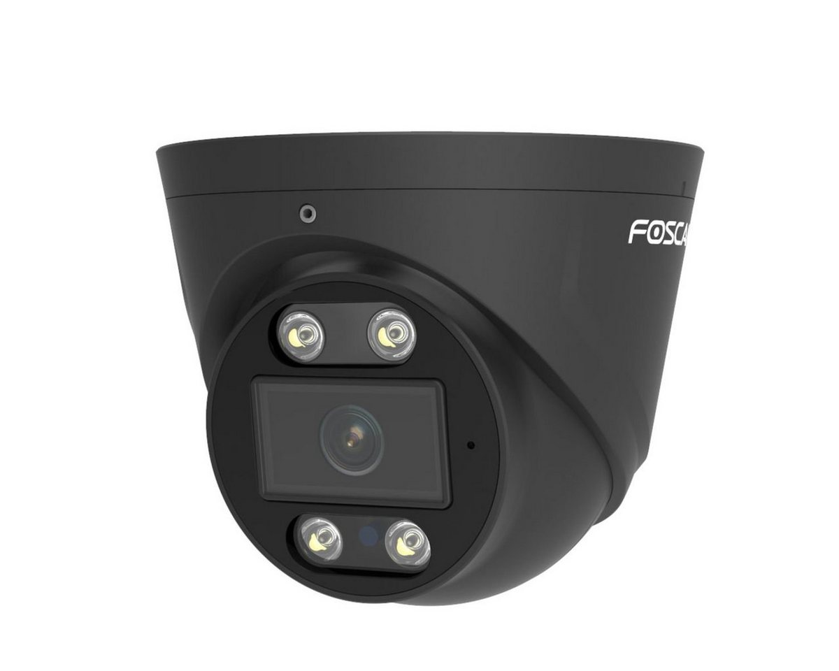 Foscam T5EP 5 MP POE- Überwachungskamera (mit integriertem Scheinwerfer und einer Alarmsirene, Nachtsicht bis 20m, Zwei-Wege-Audio, Wasserfest) von Foscam