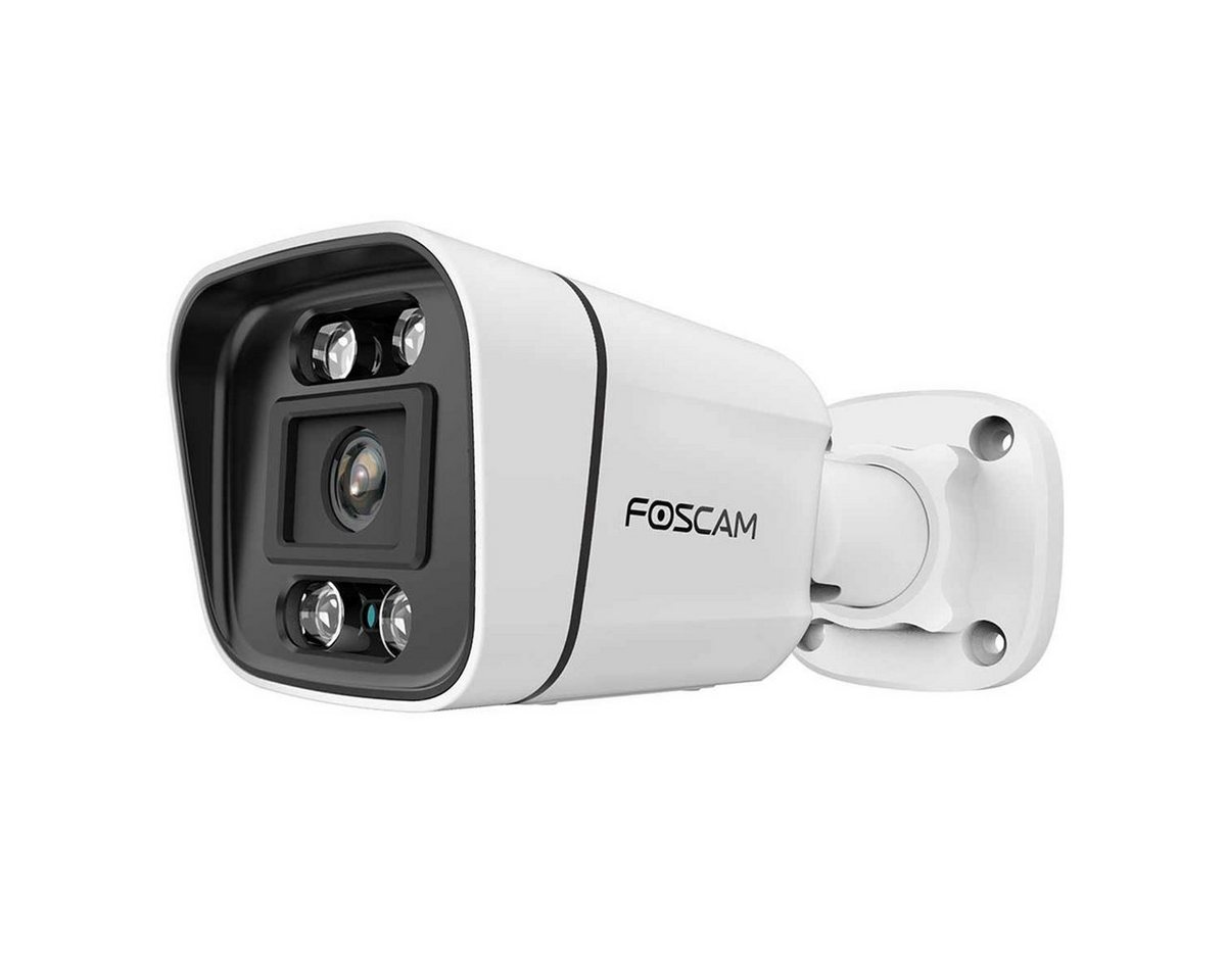 Foscam V5EP 5 MP POE- Überwachungskamera (Nachtsicht bis 20m, Zwei-Wege-Audio, Wasserfest, Scheinwerfer und Sirene) von Foscam