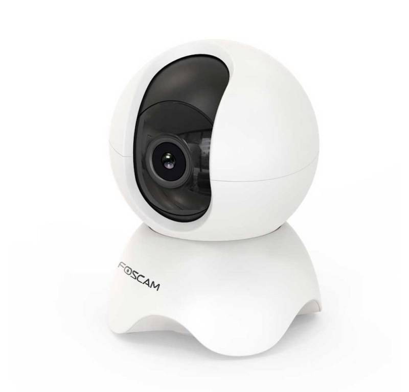Foscam Überwachungskamera FOSCAM X5 5 MP Super HD WLAN schwenkbare und neigbare (Innenbereich, Nachtsicht, P2P-Funktion, 2-Wege-Audio, Micro-SD-Slot) von Foscam