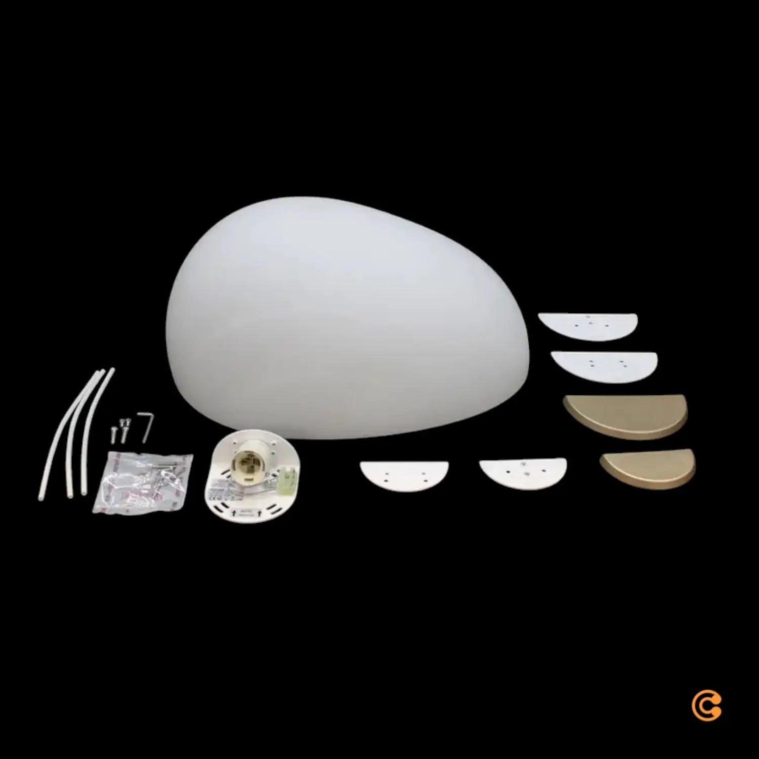 B-Ware Foscarini Gregg Grande Semi 2 Wandlampe Gold Wandleuchte Lampe Wandlicht E27 B-Ware Foscarini Gregg Grande Semi 2 Wandlampe Gold Wandleuchte Lampe Wandlicht E27 von Foscarini