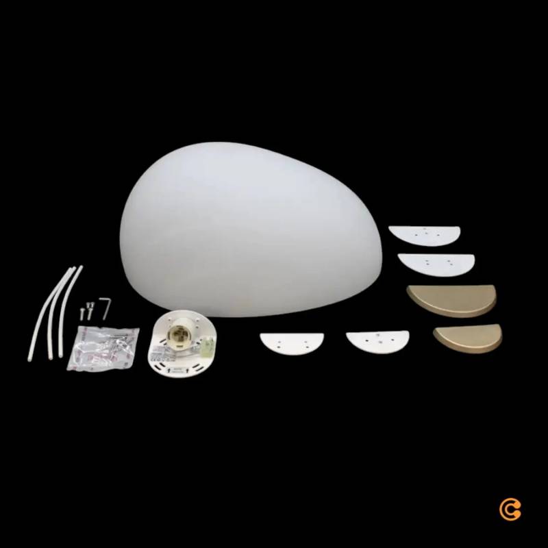 B-Ware Foscarini Gregg Grande Semi 2 Wandlampe Gold Wandleuchte Lampe Wandlicht E27 B-Ware Foscarini Gregg Grande Semi 2 Wandlampe Gold Wandleuchte Lampe Wandlicht E27 von Foscarini