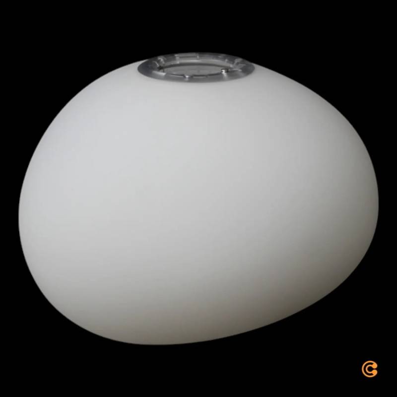 B-Ware Foscarini Gregg Media Led Hängelampe Pendelleuchte 2700 K Triac Weiß von Foscarini