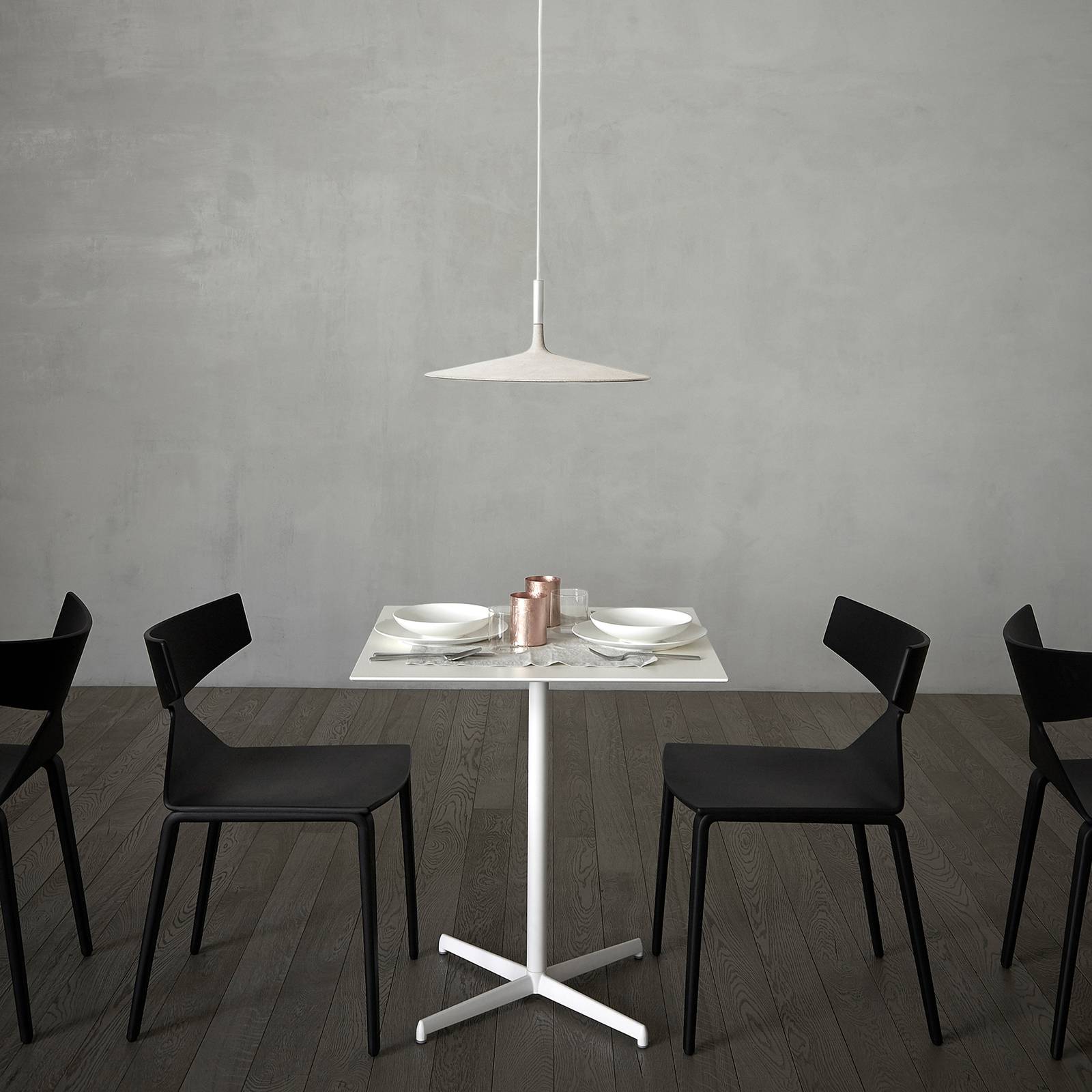 Foscarini Aplomb Large LED-Hängeleuchte, weiß von Foscarini