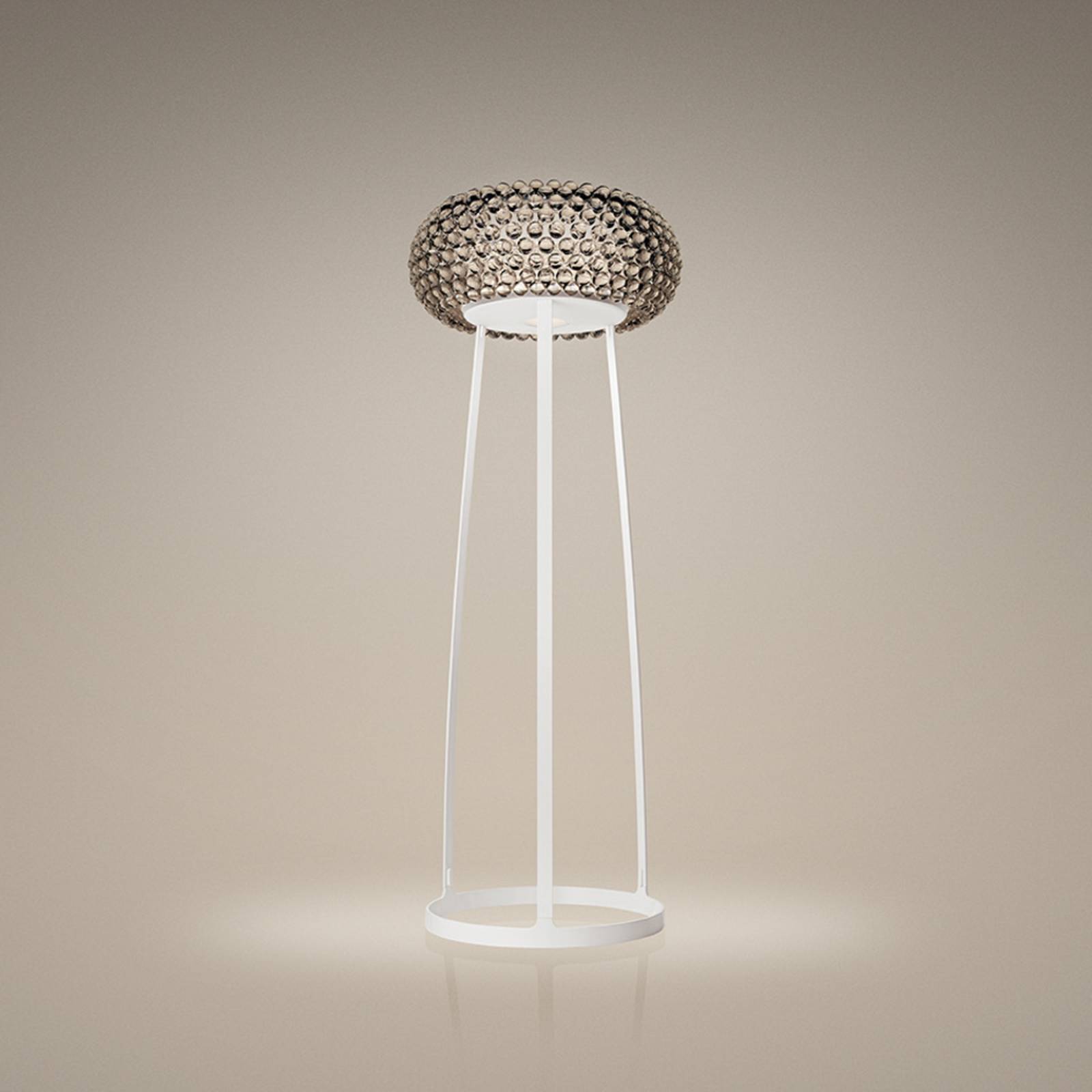 Foscarini Caboche Plus Stehlampe 178cm rauchgrau von Foscarini