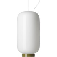 Foscarini Chouchin reverse LED Sospensione 2, weiß/grün, dimmbar von Foscarini