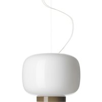 Foscarini Chouchin reverse LED Sospensione 3, weiß/grau, dimmbar von Foscarini