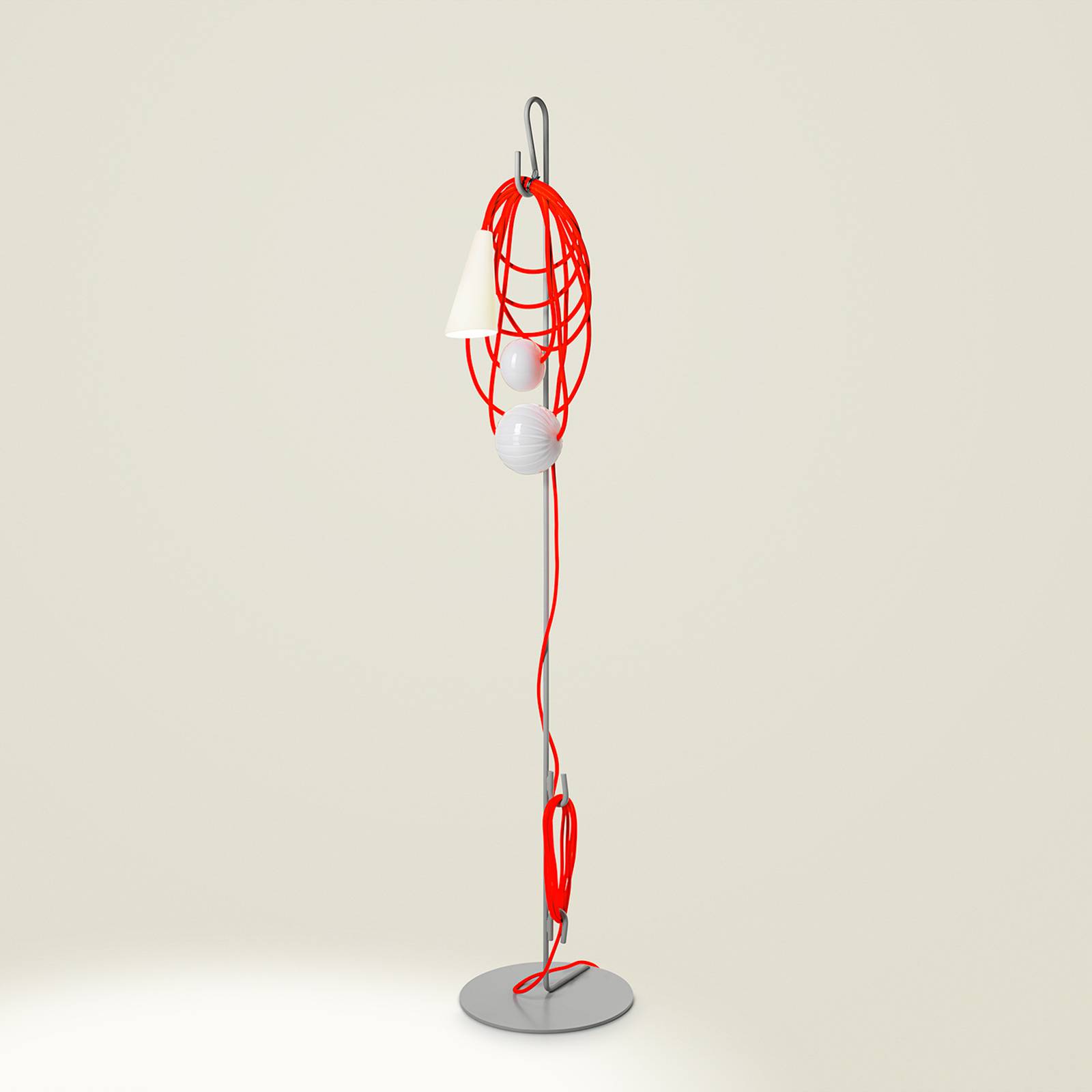 Foscarini Filo LED-Stehleuchte, Eastern Coral von Foscarini